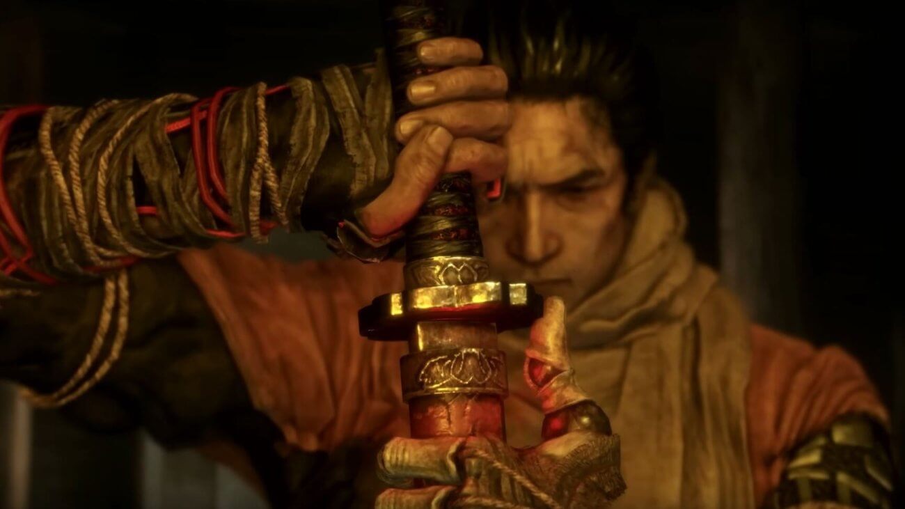 Wolf und sein zuverlässiges Katana