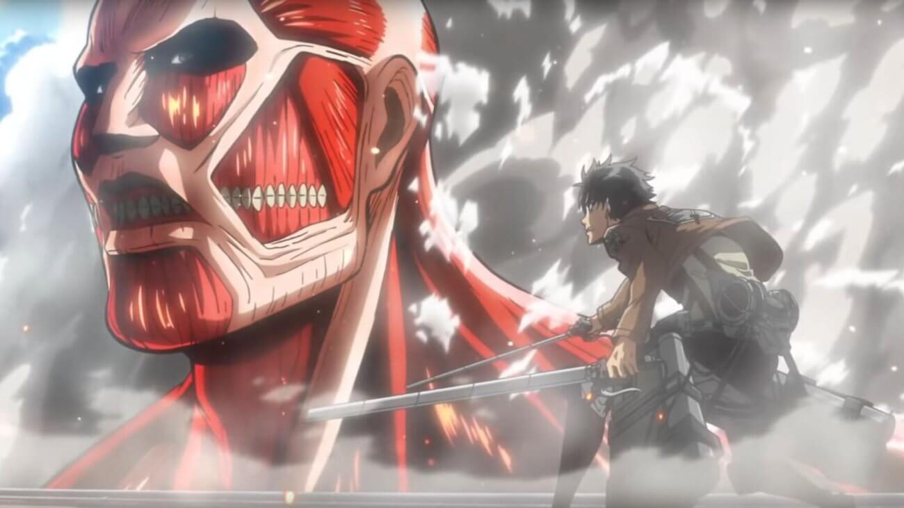 Eren stellt sich dem kolossalen Titan