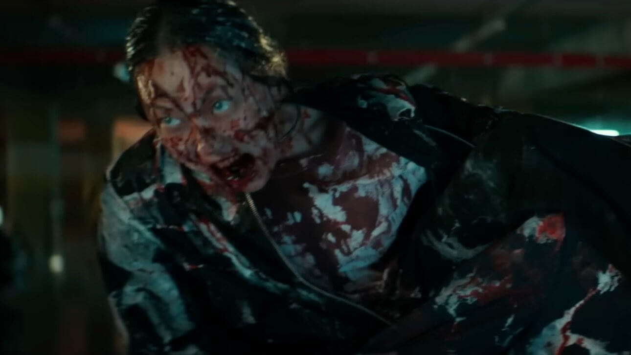 Colony: es ist ein äußerst unappetitlicher Zombie zu sehen, der offensichtlich auf Beute aufmerksam wurde.