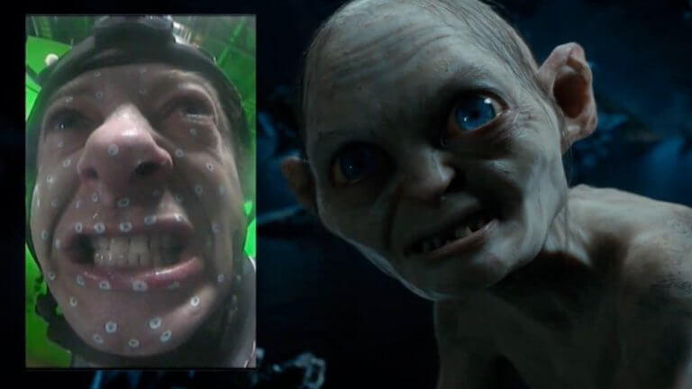 The Hobbit: An Unexpected Journey: Andy Serkis macht Motion-Capture-Aufnahmen für Gollum.