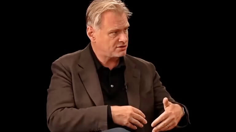 Christopher Nolan in einem Interview mit Podcasterin Zhong Shu
