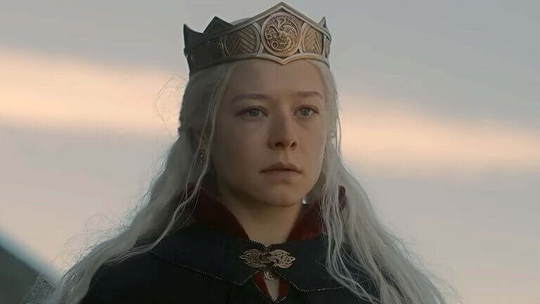 Die gekrönte Königin Rhaenyra tritt ein schweres Erbe an.